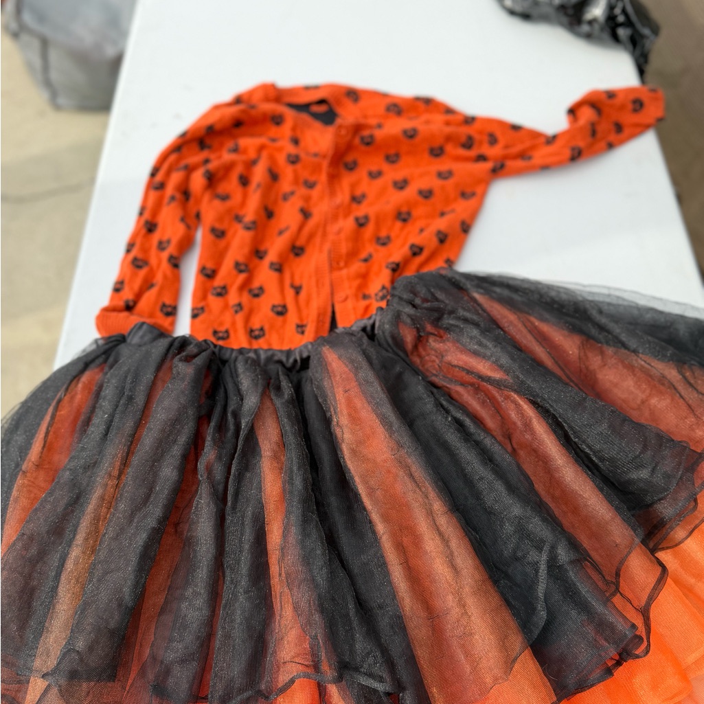 Orange And Black Kids Halloween Costume